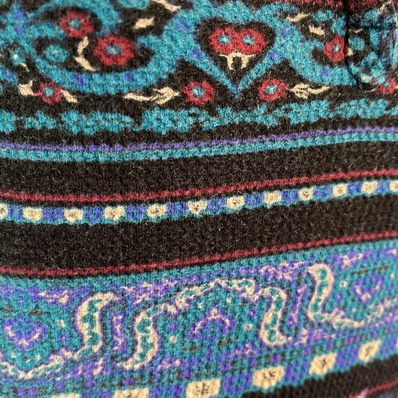 Lucky Brand Thermal Paisley Top - Picture 4 of 6